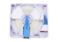 Rosette with Pre-connectorized Invisible Cable Spool Fiber Interface Wall Plates Adaptor Module