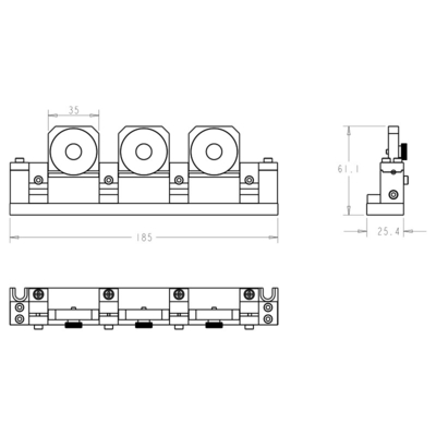 Mini Tri-Ring Fiber Polarization Controllers with 18mm Winding Discs for Precise Polarization Adjustment