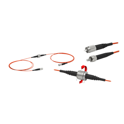 Conector de fibra óptica multimodo de conexión rotativa con conector FC PC