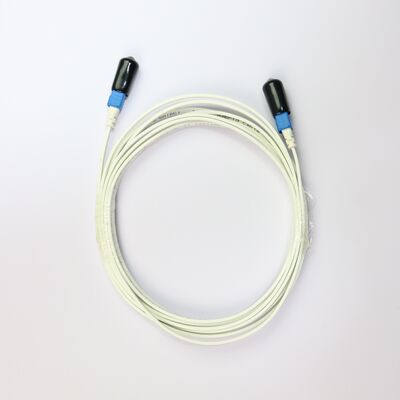 Conjunto prefabricado de cables híbridos de fibra óptica de doble extremo para interiores con conector SC XC